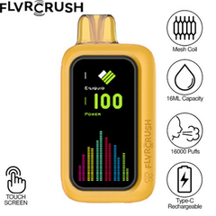 FLVRCRUSH 16K Touch Screen Vape