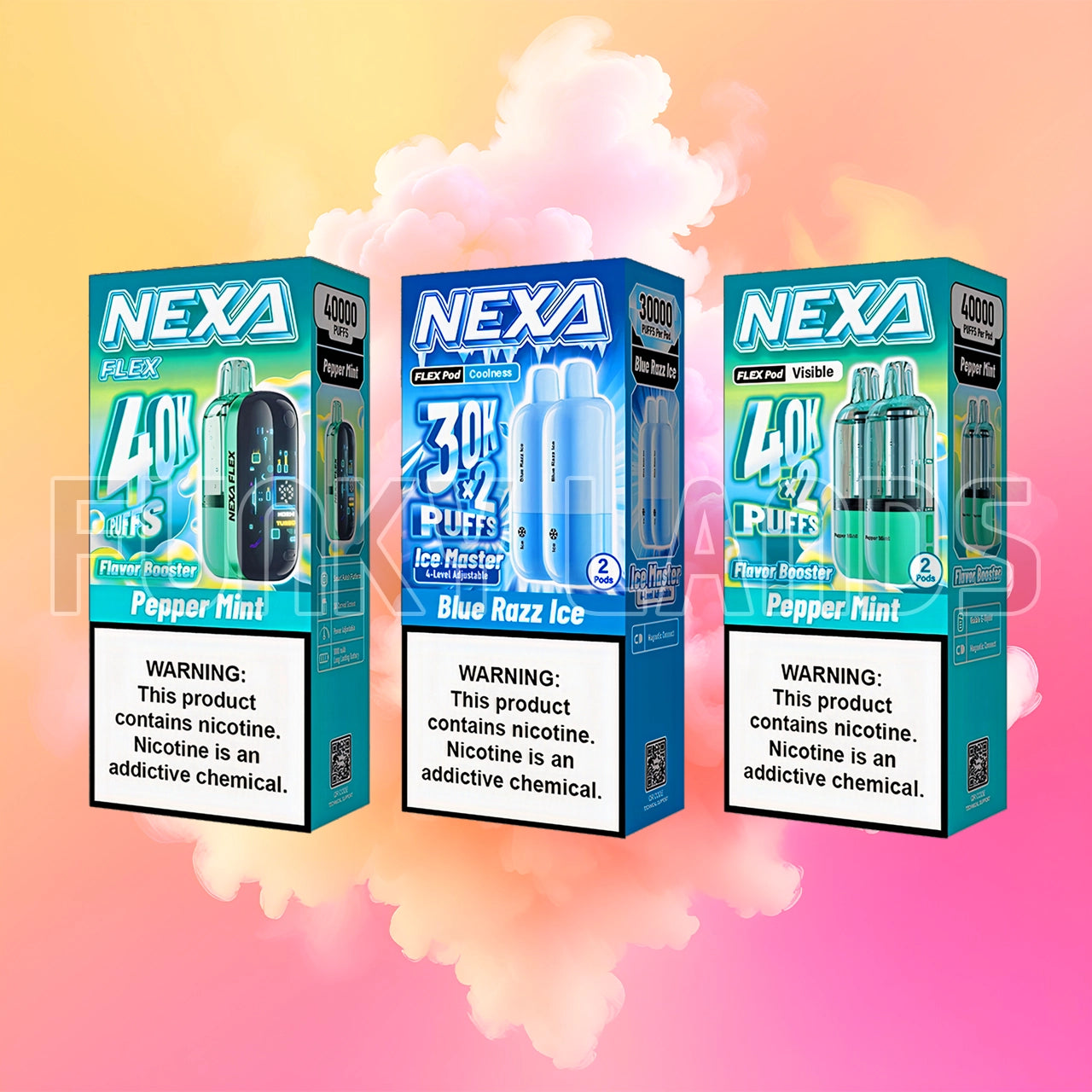 NEXA FLEX 30K Puffs & 30K Puffs Kit & Pod Disposable