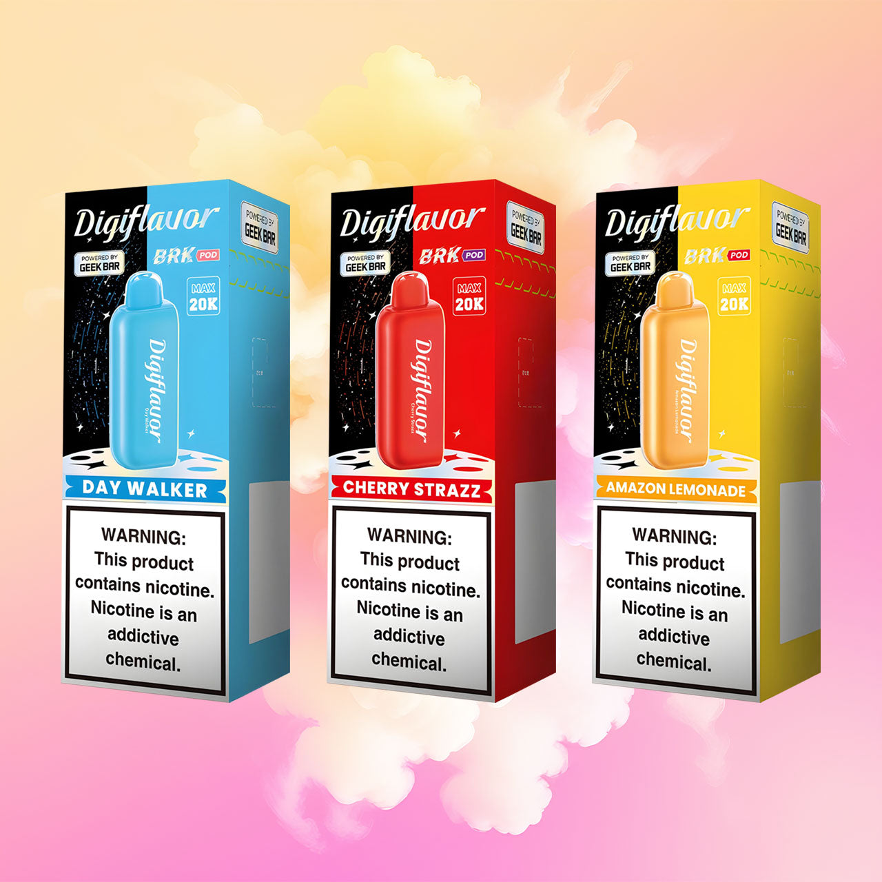 DigiFlavor BRK 20K Powered By Geek Bar Pod Disposable