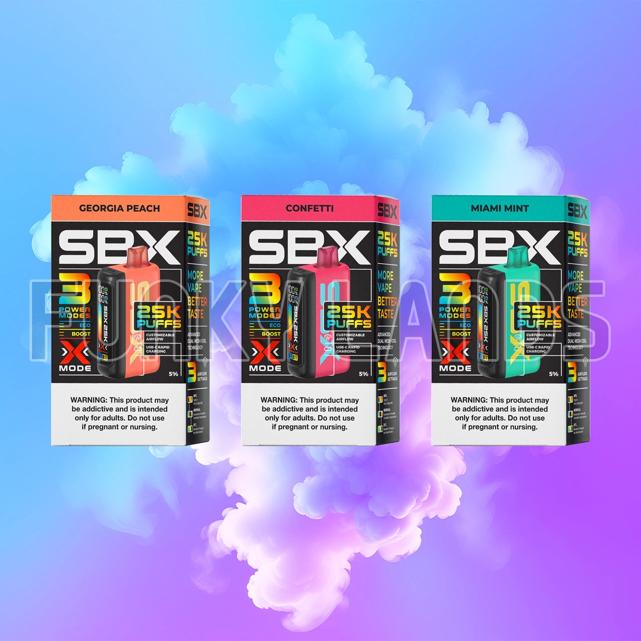 SBX 25K Puffs Disposable