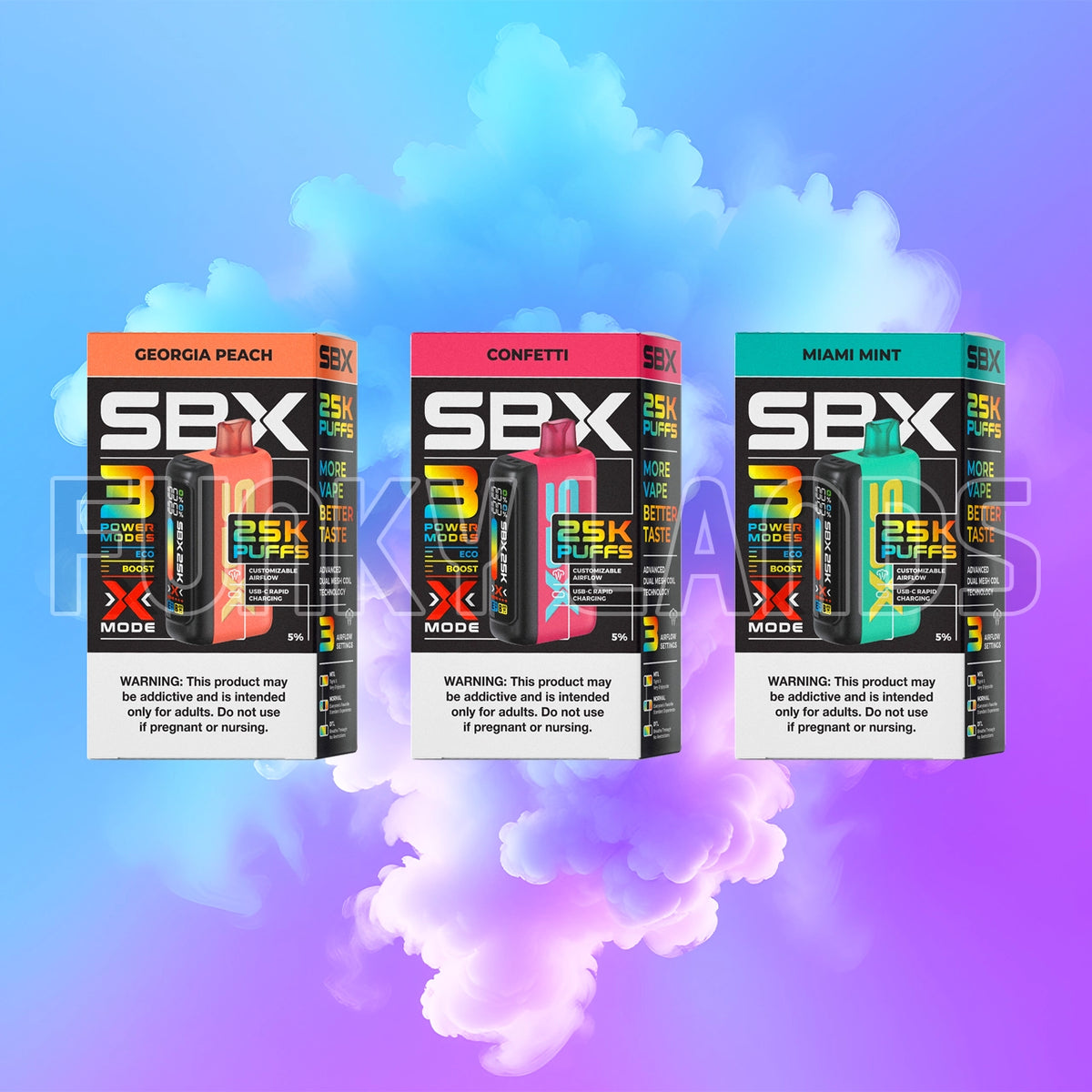 SBX 25K Puffs Disposable