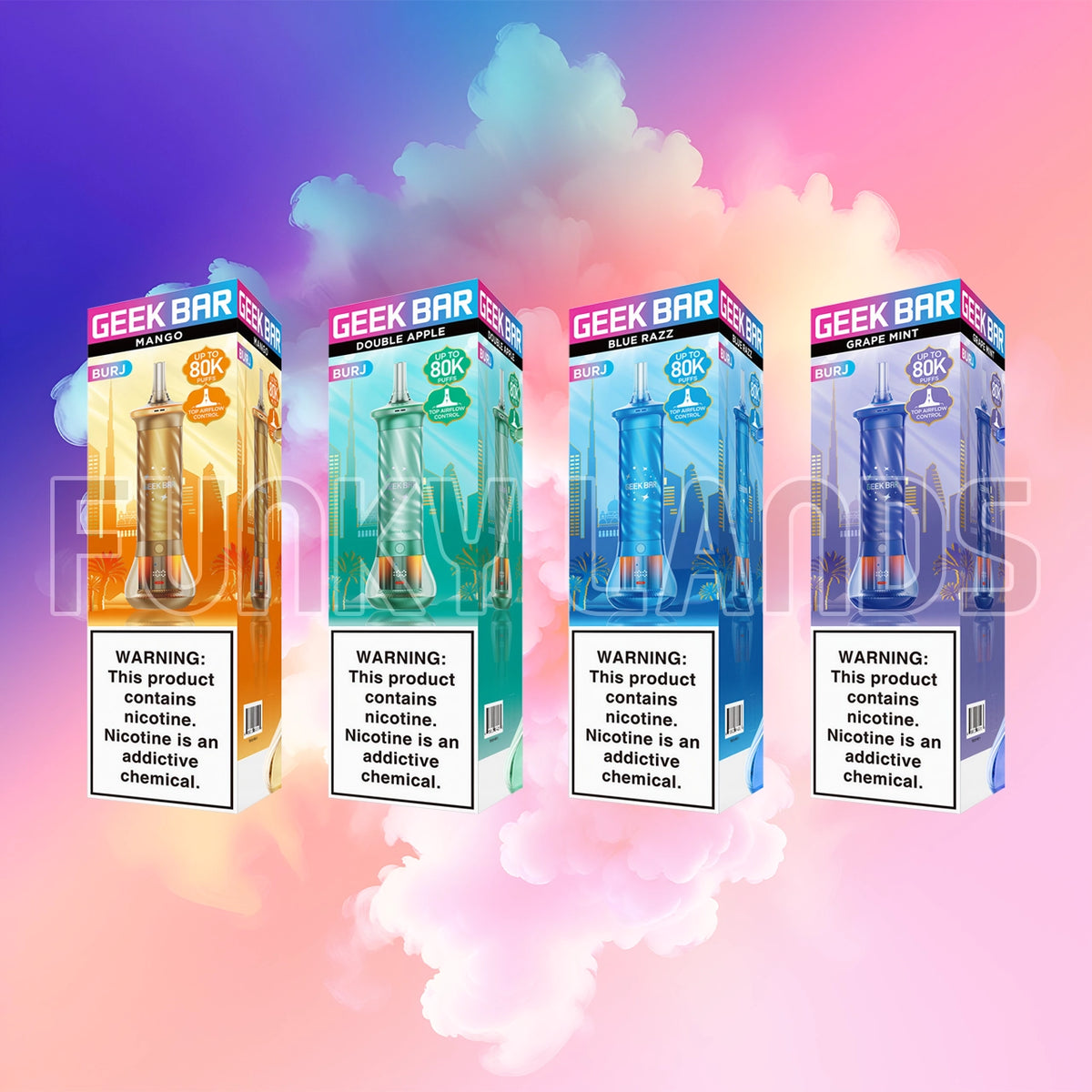 GEEK Bar BURJ 80000 Puffs Hookah Disposable Vape