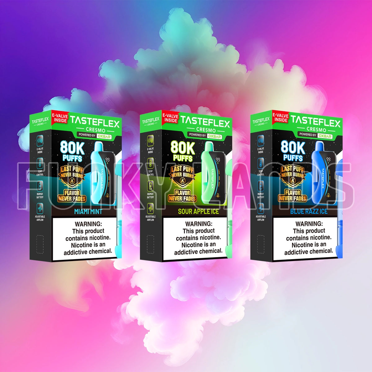 TasteFlex Cresmo Disposable Vape 80000
