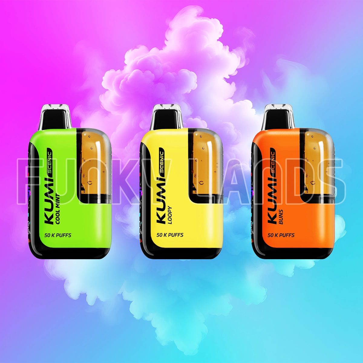 KUMI 6 Scenic Vape | 50K Puffs, 5% SFN Nicotine, Rechargeable Funky Lands KUMI 6 Scenic Vape | 50K Puffs, 5% SFN Nicotine, Rechargeable Funky Lands